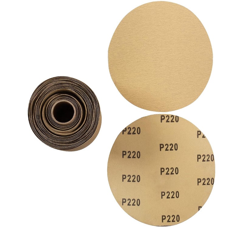 Shawya 100 PCS 6 Inch 220 Grit Sanding Discs with Self Adhesive Stickyback Sandpaper Roll Sander Attachment for Drill Self Stick Sandpaper with Sticky Back - Image 2